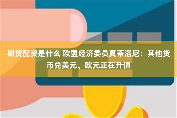 期货配资是什么 欧盟经济委员真蒂洛尼：其他货币兑美元、欧元正在升值