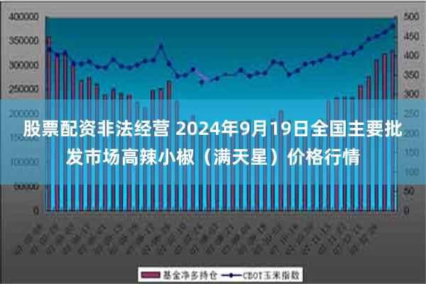 股票配资非法经营 2024年9月19日全国主要批发市场高辣小椒（满天星）价格行情