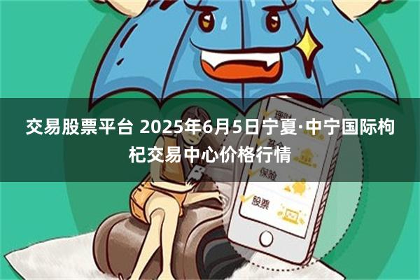交易股票平台 2025年6月5日宁夏·中宁国际枸杞交易中心价格行情
